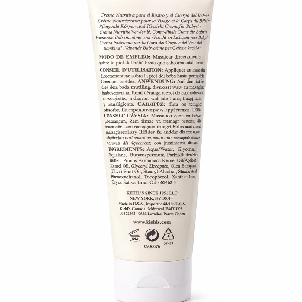 Kiehl’s Baby Nurturing Baby Cream Face &‎ Body 6.8 oz New